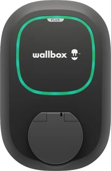 Borne de recharge Pulsar Plus Socket de Wallbox, vue de face